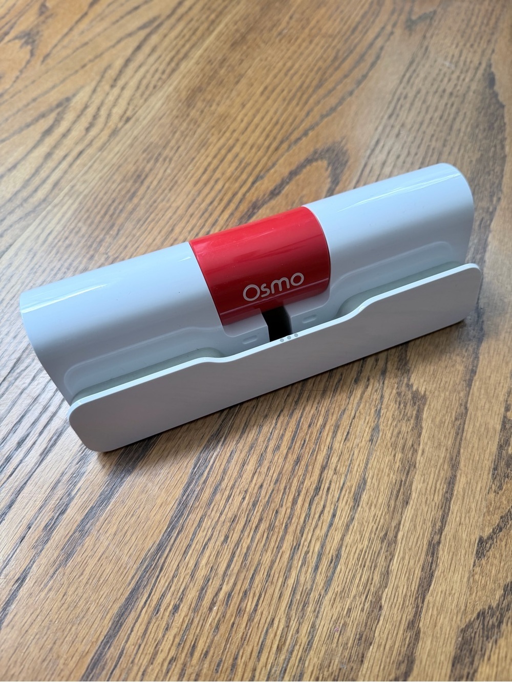 Osmo White and Red Tablet Stand Charger